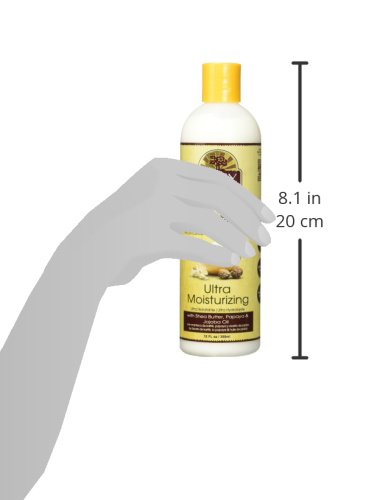 Okay Ultra Moisturizing Shea Conditioner Helps Hydrate,Moisturize,and Soften Hair Sulfate,Silicone,Paraben Free For All Hair Types and Textures Made in USA 12oz (OKAY-SHEAC12)