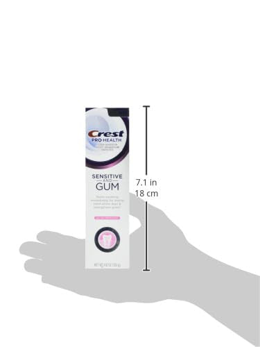 Crest Pro-Health Toothpaste, Sensitive and Gum | All Day Protection | 4.8 oz | Pack of 2 | Clinically Proven
