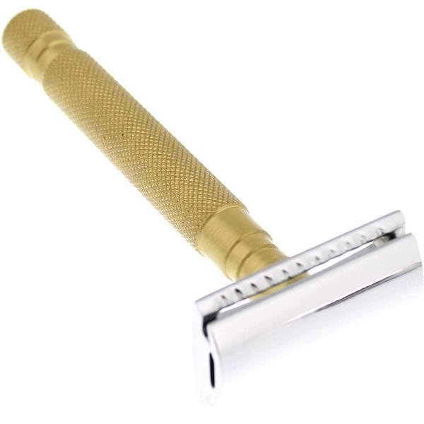 West Coast Shaving Vintage Collection Razor 78BR, Brass (Closed Comb)