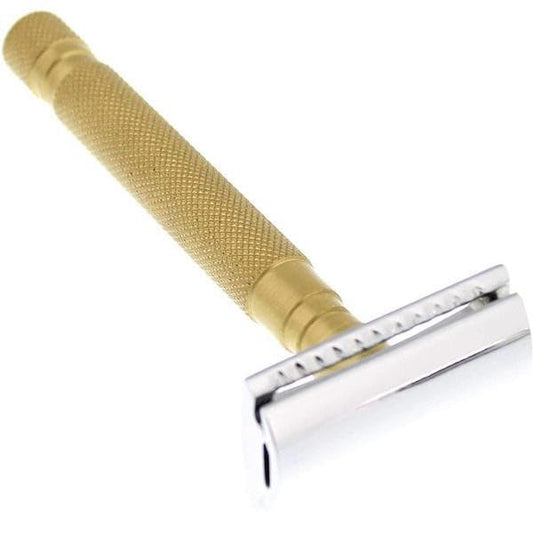 West Coast Shaving Vintage Collection Razor 78BR, Brass (Closed Comb)