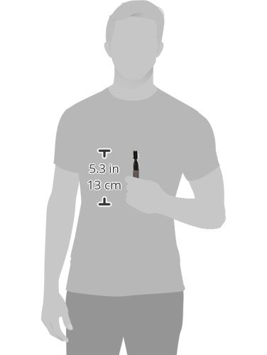 WAHL Micro Groomsman Personal Trimmer, Battery Powered | Rinseable Heads | Interchangeable Heads | For Facial Detailing | Model 05640-600