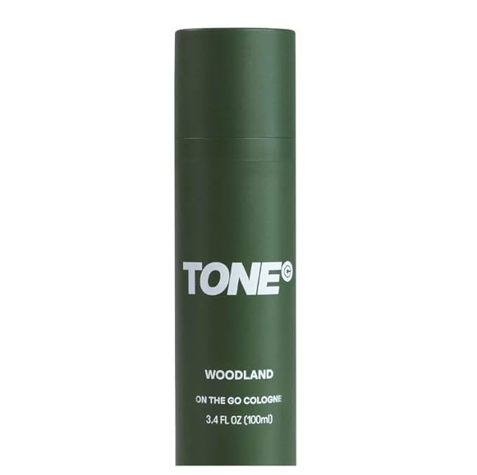 TONE On The Go Travel Size Cologne and Body Mist, 3.4 Fl oz, 100 Ml ~ (Woodland) ~ (1 Pack)