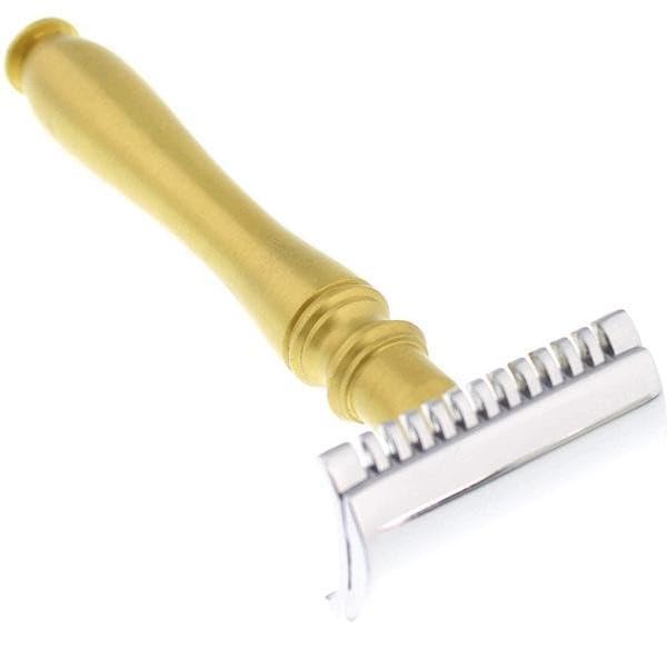 West Coast Shaving Vintage Collection Razor 77BR, Brass (Closed Comb)
