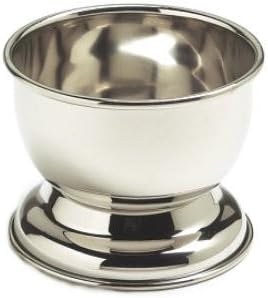 Col Ichabod Conk CHROME Shave Mug cup bowl with Colonel Conk Shaving Soap