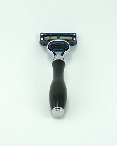 G.B.S Men's Classic 5 Blade Compatible Razor with Black Handle
