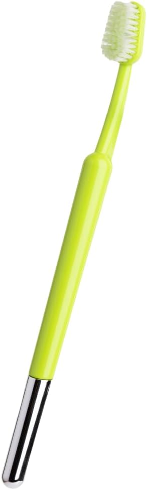 TRASK The Better Brush - Luxury Soft Bristle Dentist Designed Manual Toothbrush for Adults, Matcha Mint