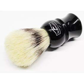 ScalpMaster Deluxe Shaving Brush, Pure Badger Bristles and Black Resin Handle for great shaving, Profesional Shaving Brush