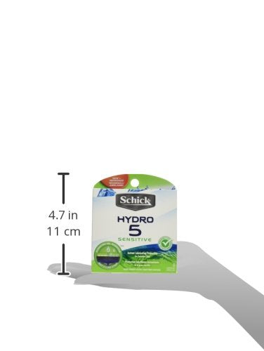 Schick Hydro 5 Sense Sensitive Skin Razor Refills for Men, 8 Count (Pack of 1)