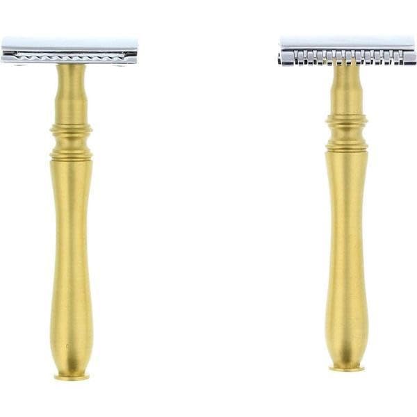 West Coast Shaving Vintage Collection Razor 77BR, Brass (Closed Comb)
