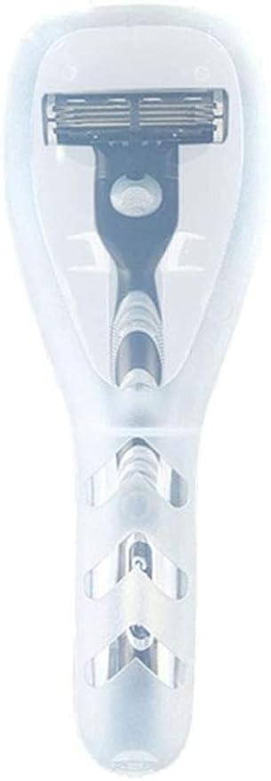 Transparent Portable Travel Men Manual Razor Protector Plastic Box Cover Container Storage Shaver Holder Protector Case Organizer,Electric Shavers, Men's Electric Shaver Accessories