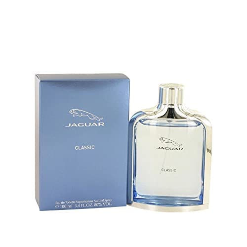 Jaguar Classic Blue for men Eau De Toilette Spray,3.4 Ounce (Pack of 2)