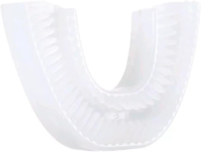 Scandinavian Smiles U-Shaped Toothbrush,Electric Toothbrush for Adults,360°Teeth Whitening Dental Tooth Cleaner (1 Replacement Brush Head)