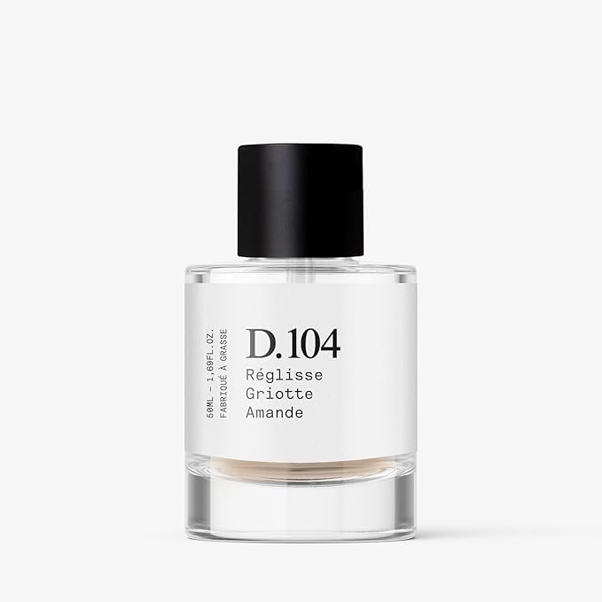 – D.104 – Eau de Parfum Inspired by G L.a P.etite R.obe, Made in Grasse (France), Long-Lasting Perfume for Women, Cherry & Almond, Vegan – Spray 50 ml | 1.7 fl. oz.
