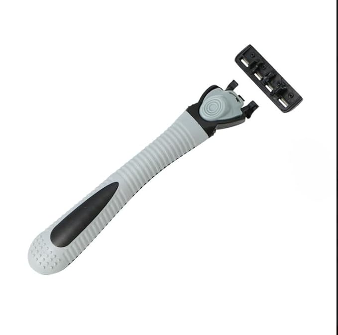 Disposable Razor, 3‑Blade Shaver with Lubrication Strip, 20 Refill Cartridges + 1 Handle, Smooth Shaving, Generic