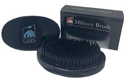 G.B.S Men’s Handmade Comb Set, Pure Synthetic Hair Brush, Dressing Comb, Pocket Comb, Mustache Comb and Military Style Hair Brush