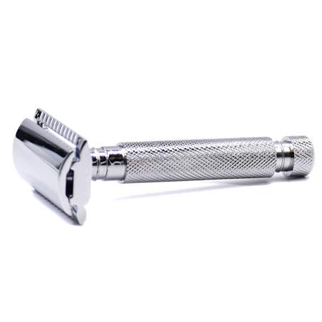Parker 97R Traditional Double Edge Safety Razor & 5 Parker Premium Razor Blades