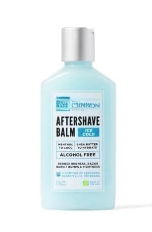After Shave Balm - Cooling Alcohol-Free Balm with Menthol for Men, 6 oz (pack of 1)
