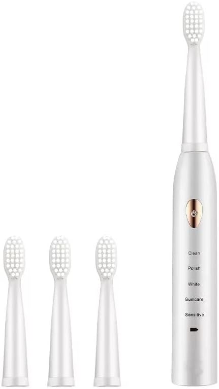 Veneer Polishing Toothbrush, Electric Toothbrush Rechargeable, Toothbrush for Veneers (White)
