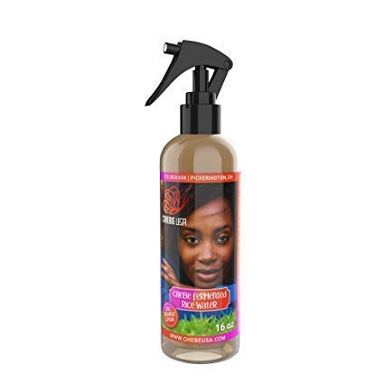 Uhuru Naturals Chebe Fermented Rice Water - Natural Hair Conditioner, Moisturizer & Detangler - Hair Fall Prevention, Growth & Repair For Men & Women (16 oz)