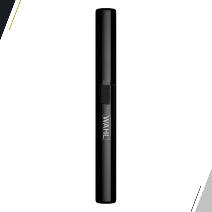 Wahl Canada Premium Lithium Ear, Nose & Brow Trimmer, Power and Precision for Men's Grooming, Wet/Dry Black Pen Trimmer, Model 5536