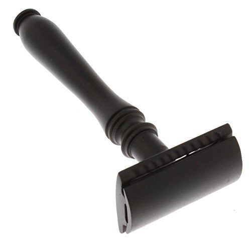 West Coast Shaving Midnight Collection Razor 77B, Black Stainless Steel (Closed Comb)