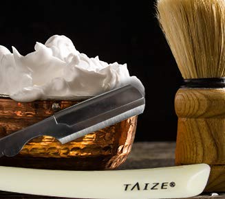 TAIZE - Straight Edge Razors - Professional Barber - Japanese Stainless Steel - Pearl - 5''