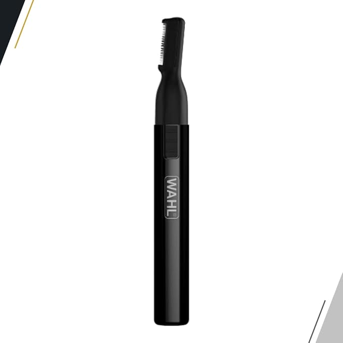 Wahl Canada Premium Lithium Ear, Nose & Brow Trimmer, Power and Precision for Men's Grooming, Wet/Dry Black Pen Trimmer, Model 5536
