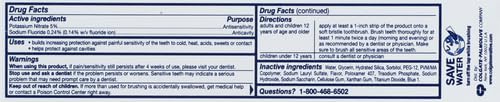 Colgate Sensitive Maximum Strength Sensitive Toothpaste,Plus Whitening and Fresh Stripe,6 oz,(Pack of 2)