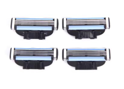 12-Pack 3-Blade Razor Refills – Compatible with Most Standard Handles for Men