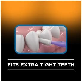 DenTek Complete Clean Easy Reach Floss Picks, Advanced Fluoride Coating, Mouthwash Blast Flavor, 32 ct. (Pack of 2)