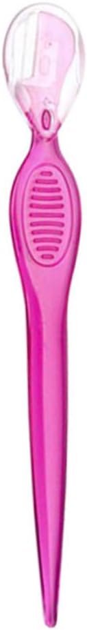 3pcs Stainless Steel Eyebrow Razors for Precise Trimming Beauty Makeup Tools Red for Women and Travel