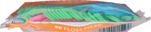 DenTek Fun Flossers – Kids Floss Picks with Wild Fruit Flavor, 90 Count (Pack of 2)