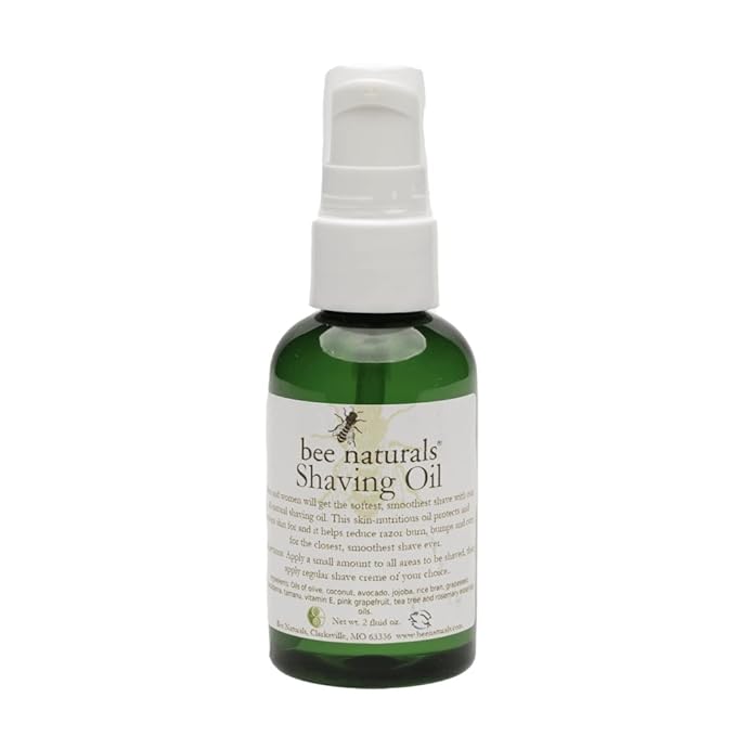 Bee Naturals for Men Shave Oil - Smooth, Protective Formula