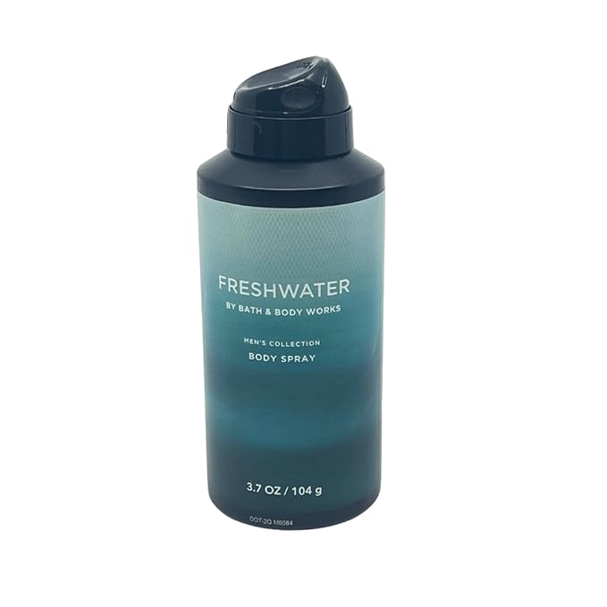 Bath and Body Works Gift Pack for Holiday Deodorizing Body Spray - Graphite, Bourbon and Freshwater 3.7oz each