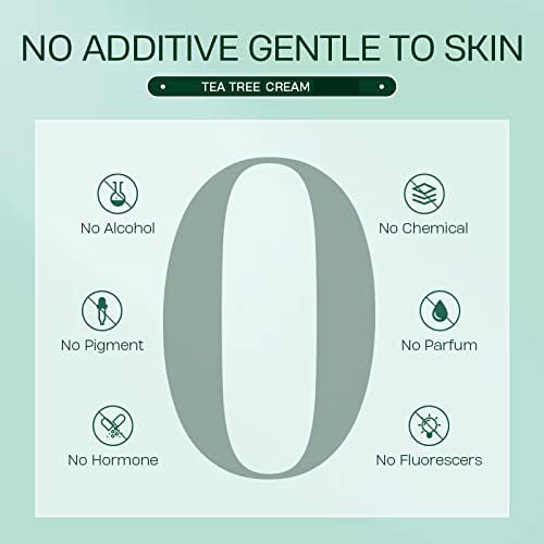 AKARY Tea Tree Oil Face Cream for Oily Skin, Extra Soothing & Nourishing Non-Greasy Facial Moisturizer, Gently Repair For Dry Skin, Balancing Oily Skin Moisturizer - Non-Greasy Moisturizer