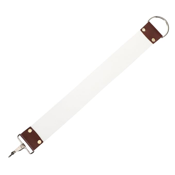 Canvas Sharpening Strop Double Layer Design Shaving Strap for Straight and Versatile Tool for Barbers and Home Grooming
