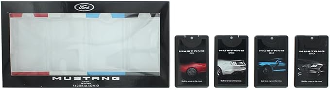 Mustang Perfume for Men Variety Gift Set – Mini Sprays EDT, 0.68 Ounce