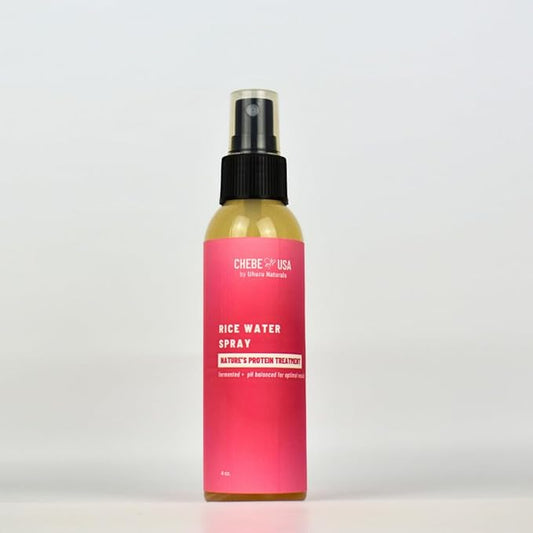 Uhuru Naturals Rice Water Spray - Nature's Protein Treatment (4 oz) - pH Balanced - We have perfected our Fermented Rice Water to a Science for an exact period of time 4 Maximum Benefits