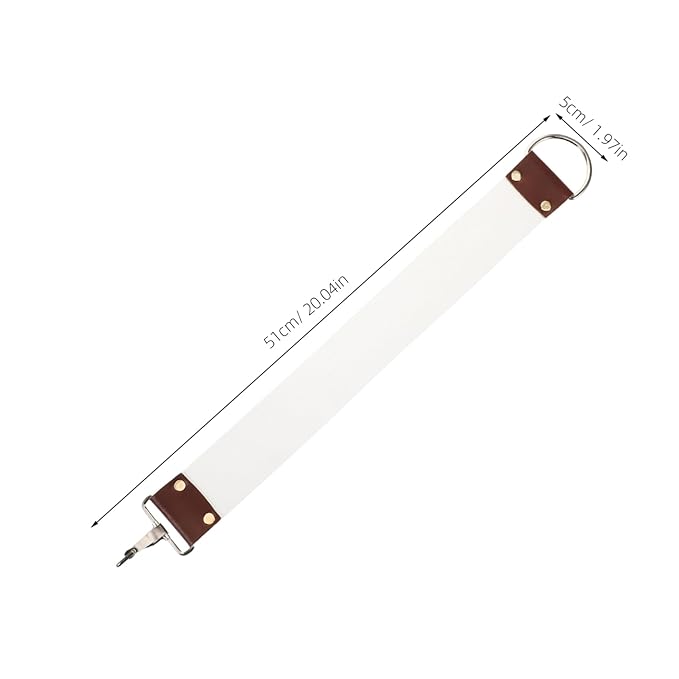 Professional Dual Layer Canvas Strop for Straight Maintenance Lightweight and Portable Sharpening Belt Smooth Shaving for Barbers and Home Use