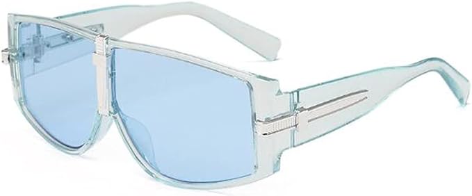 Full-enclosed wide-rim sunglasses new punk style hip-hop glasses men's UV protection sunglasses