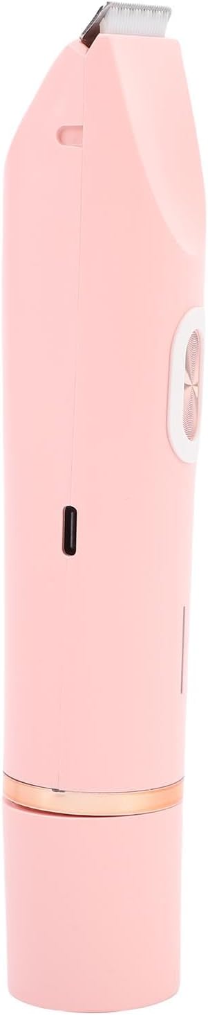 Pongnas Women Body Hair Trimmer 2 in 1 IPX7 Trimmer with Type C Charging (Pink)