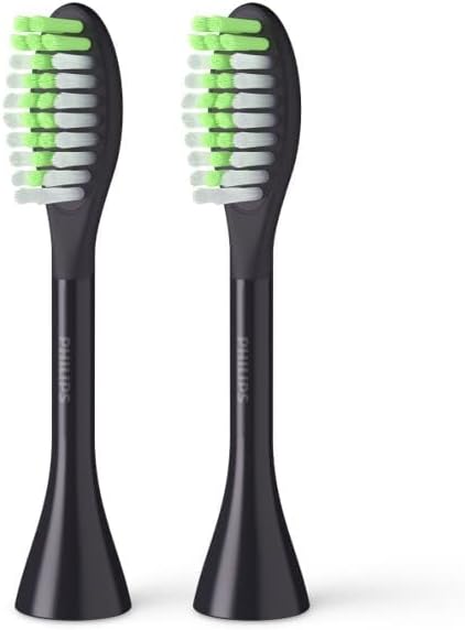 Philips One by Sonicare 2pk Brush Heads, Black BH1022/06
