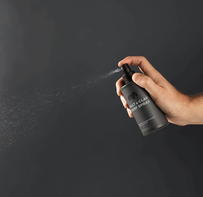 Salt & Clay Surf Spray - Instant Volume & Texture for Thicker Hair - Natural Sea Salt Spray for Men & Women - Hydrate with Light Hold, Alcohol-Free, Clean ingredients, 3oz Travel Approved