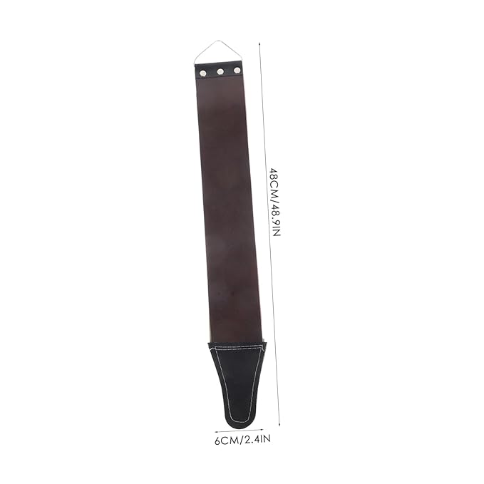 MERRYHAPY 2pcs Leather Sharpening Canvas Double Thickened Strop for and Blades Lightweight Design for Easy Use for Barbers and Personal Grooming