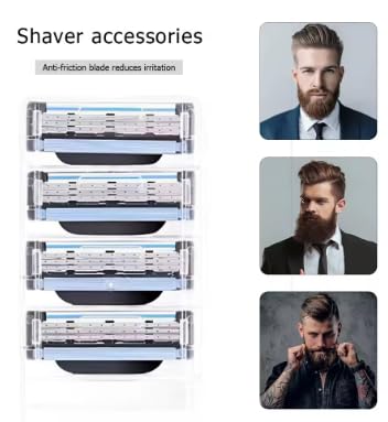 12-Pack 3-Blade Razor Refills – Compatible with Most Standard Handles for Men