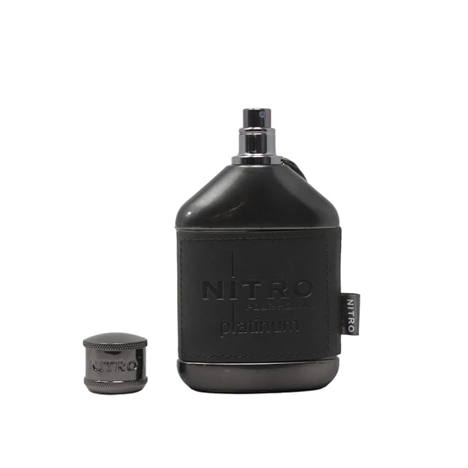 Dumont Nitro Platinum Eau De Parfum - Luxurious Fruity Amber - 3.4 Fl Oz