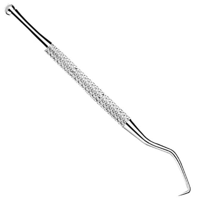 Stainless Steel Tongue Scrapers,Oral Care Kit Tongue Cleaner Tongue Scraper With Case,1 Pack Tongue Scraper Cleaner and 3Pack Mini Dental Pick.
