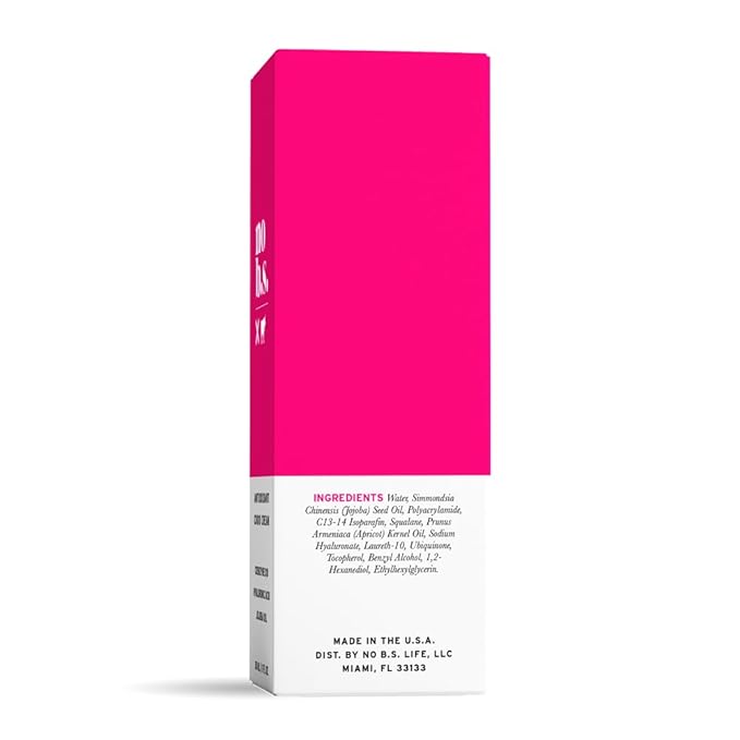 No Bad Stuff - Antioxidant COQ10 Cream, Daily Face Moisturizer with Coenzyme Q10, Hyaluronic Acid & Jojoba Oil, Protect, Firm & Smooth Skin, Gluten Free, Vegan, Travel Size, 1 FL Oz