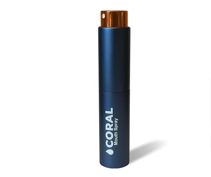 Coral Nano Silver Gentle Cinnamon Moisturizing Natural Xylitol Mouth Spray, Sugar-Free, for Dry Mouth and Fresh Breath - 10 ML