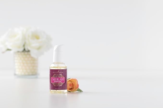 Young Living Mirah Shave Oil - Luxurious Shaving Blend for Silky Smooth Skin - Razor Bump Prevention - Premium Essential Oil - Meadowfoam & Exotic Baobab - 2 oz